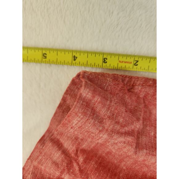 Volcom Shirt Mens Medium Red Short Sleeve Classic Skate Asymmetrical Party - Picture 9 of 11